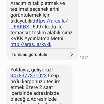 Aras Kargo Kargomu Teslim Etmiyor