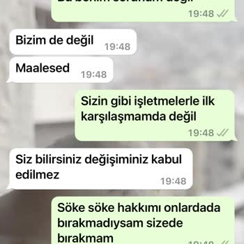 Hazaa Official Değişim, İade, Sözlü Hakaret