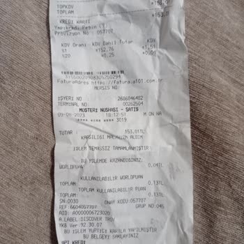 A101 Fişim Olduğu Halde İade Almadı