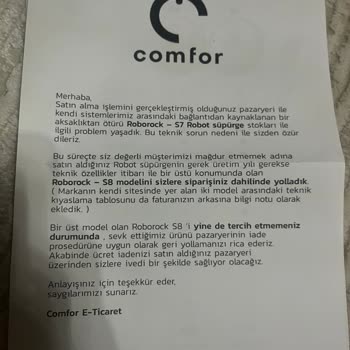 Comfor Roborock S7 Yerine S8 Geldi