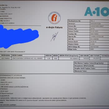 A101 İade Kabul Etmiyor