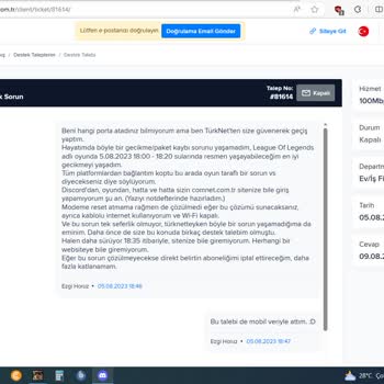 Comnet 4 Gündür Sorun