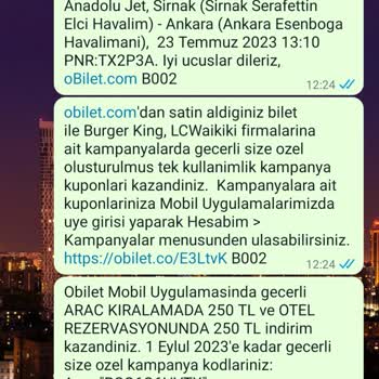 Obilet Müşteri Hizmetlerin Bana Dönüş Yapsın
