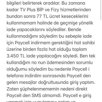 Paycell İlgili Yardım İstiyorum