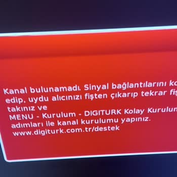 Digiturk Sinyal Azlığı Yayın Yok