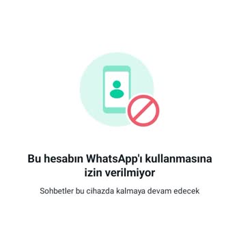 WhatsApp Hesabım Kapandı