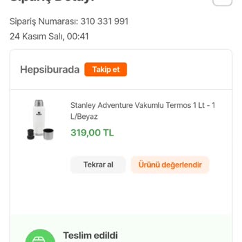 Stanley Termos Görevini Yerine Getirmiyor