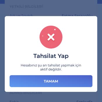 Albaraka Türk Tahsilat Alamıyorum Üyelik Onaylandı Tahsilat Pasif Görünüyor