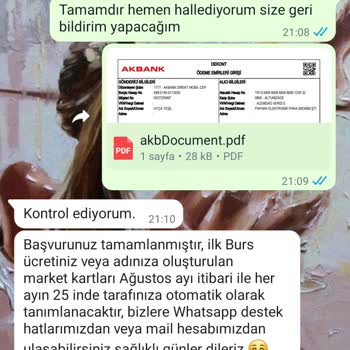 Fener Group Burs Yalanı İle Papara Hesabı Açılması