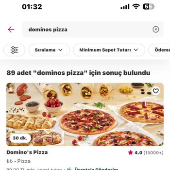 Domino's Pizza Yemeksepeti'nden Sipariş İptali Ve Hizmet Sorunu
