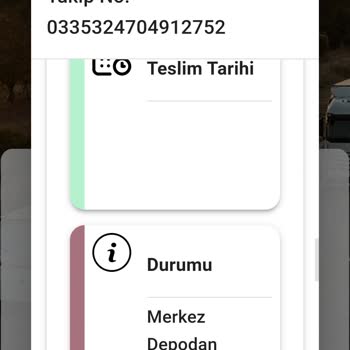 Dinçer Lojistik Siparişimi Dağıtıma Çıkarmıyor