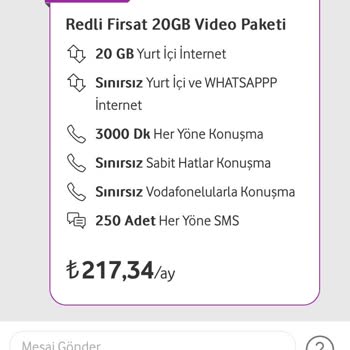 Vodafone Fiyatlandırmada Yapılan Hatanın Düzeltilmemesi
