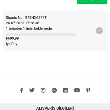 Vakro Boutique Online Sipariş Sorunu