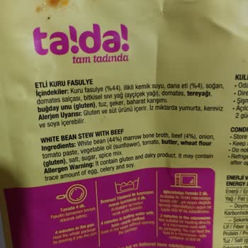 Tada Etli Kuru Fasulyede Et Olmaması