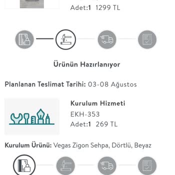 Vivense Teslimat Ve Kurulum Sorunu