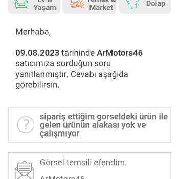 Trendyol Farklı Ve Bozuk Ürün Gönderildi