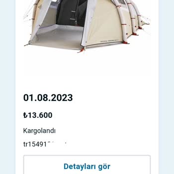 Decathlon Dün Teslimat Tarihiydi Bugün Hala Kargoya Bile Verilmedi