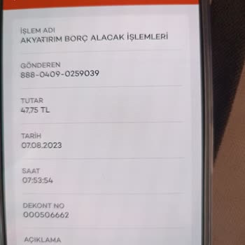 Ak Yatırım Habersiz Çekilen Para