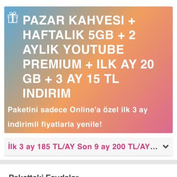 Turkcell Paket Satışı Resimli Alıyorum Onu Satmadık 1 Kere Diyor