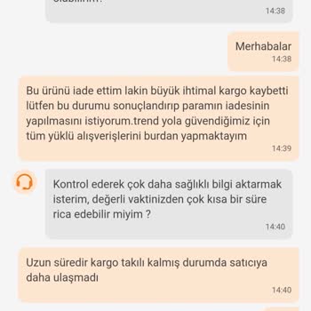 Trendyol İade Ettiğim Ürün Kayıp Ve Param Gitti