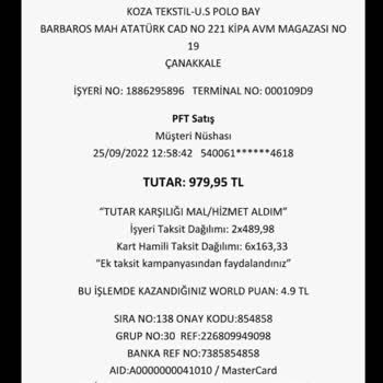 Koza Tekstil Sattığı Us Polo Ürünlerine Sahip Çıkmıyor.