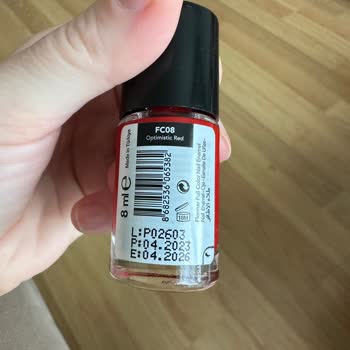 Flormar Marka Kırmızı Oje