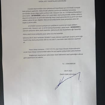 DASK Eksik Ve Yanlış Ödeme Ve Çözüm Üretememe