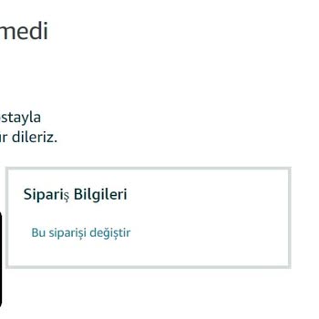 Amazon Ve Skechers Kargolanamayan Ürün