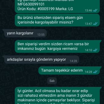 Penguen Soğutma Siparişin Kargolanmaması Ve Şirketin Sorumsuzluğu