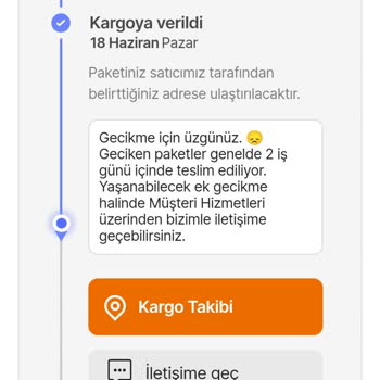 Sendeo Ürün Teslim Edilmedi