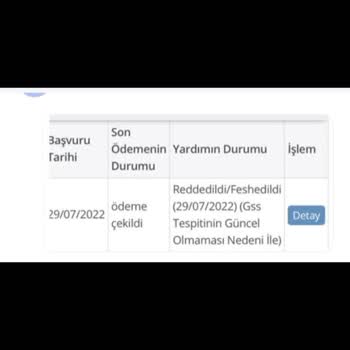 Aile ve Sosyal Hizmetler Bakanlığı GSS Nedeni İle Reddedildi Feshedildi