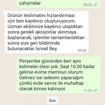 Arçelik Ve Grundig Ürünümü Teslim Etmiyor.