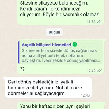 Arçelik Ve Grundig Ürünümü Teslim Etmiyor.