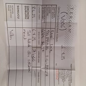 Tergan Deri 21 İş Gününü Geçen Garanti Süresinde Çözülmeyen Sorun