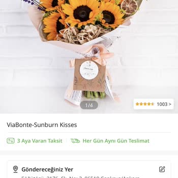 ÇiçekSepeti Çiçek Gönderimi Ve Müşteri Temsilcisinin Çözemedi Sorun