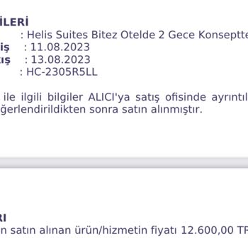 Jolly Tur Erken Rezervasyon Şikayeti