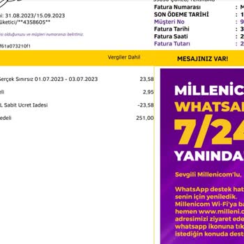 Millenicom Haksız Bir Şekilde Modem Ücreti Kesiyor