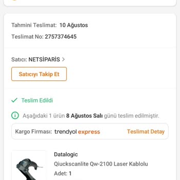Trendyol Ayıplı Hatalı Eksik Ürün