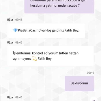 Piabella Casino Çekim İşlemleri Sorunu