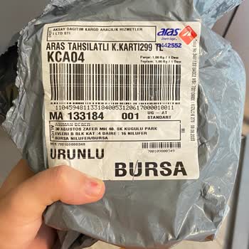 Bursa Ürünlü Aras Kargo Şikayet