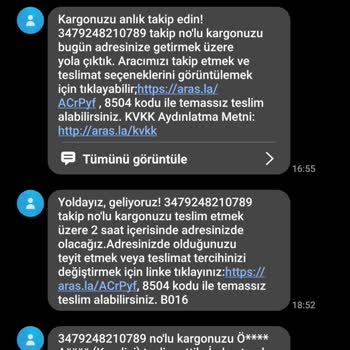 Aras Kargo, Teslimat Yapıldı Diyerek, Bana Teslimat Yapmadı.