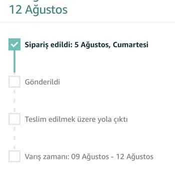 Amazon Siparişim Bilgim Dışında Silinmiş Hiçbir Şekilde Bilgi Verilmedi