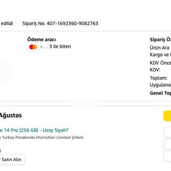 Teslim Edilmeyen Amazon Siparişi