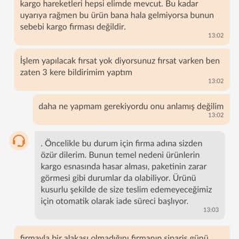 Trendyol Siparişim Ulaşmadan Geri Dönüyor
