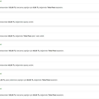 Tıkla Gelsin Tıkla Para Kampanyadan Yararlanmam Gerekirken Yararlanamadım