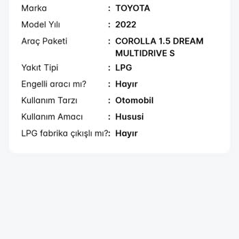 Sigortam.net Kasko Poliçesinde LPG Hatası