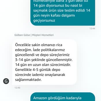 Amazon.com.tr Para İadesi Yapmıyor