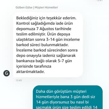 Amazon.com.tr Para İadesi Yapmıyor