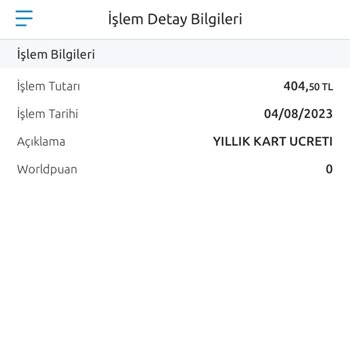 Yapı Kredi Bankası Yıllık Kart Ücreti İadesi Hk.