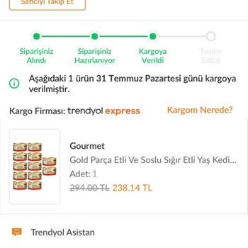Trendyol Müşteri Temsilsi Tarafından Azarlandım.